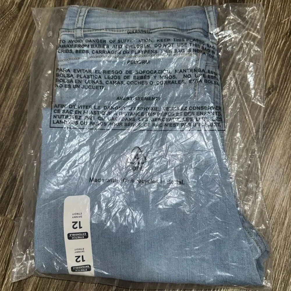 The Children’s Place Size 12 blue denim skinny Jeans
